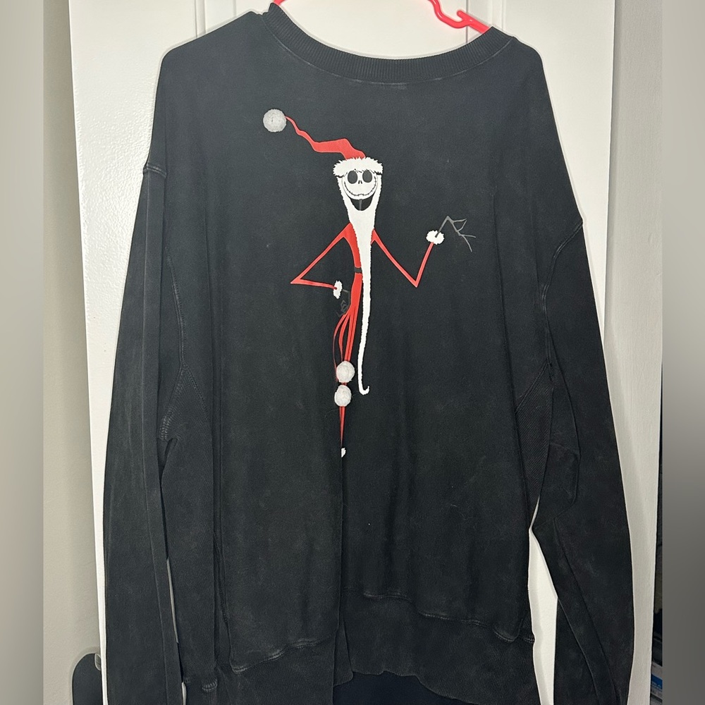 Sandy Claws Jack skelington Disney sweater